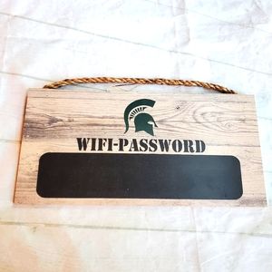 MICHIGAN STATE SPARTAN PLAQUE NWT